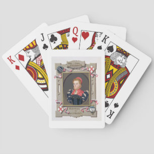 Portrait of Elizabeth Fitzgerald (c.1528-89) Count Playing Cards