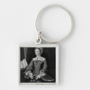 Portrait of Elizabeth I when Princess  c.1546 Keychain