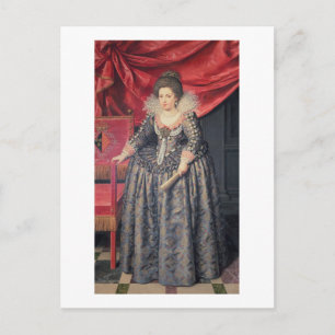 Portrait of Elizabeth of France (1602-44) daughter Postcard