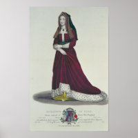 Portrait of Elizabeth of York, 1841