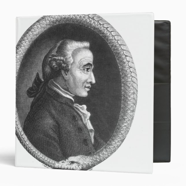 Portrait of Emmanuel Kant 2 Binder (Front/Inside)