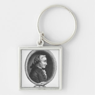 Portrait of Emmanuel Kant 2 Keychain