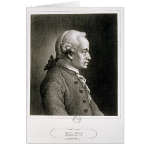 Portrait of Emmanuel Kant , German philosopher