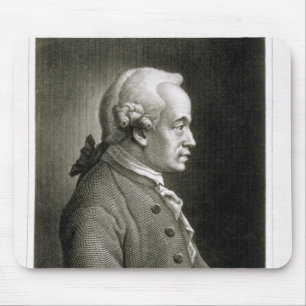 Portrait of Emmanuel Kant , German philosopher Mouse Pad