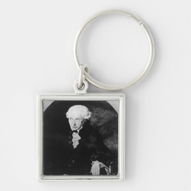 Portrait of Emmanuel Kant Keychain (Front)