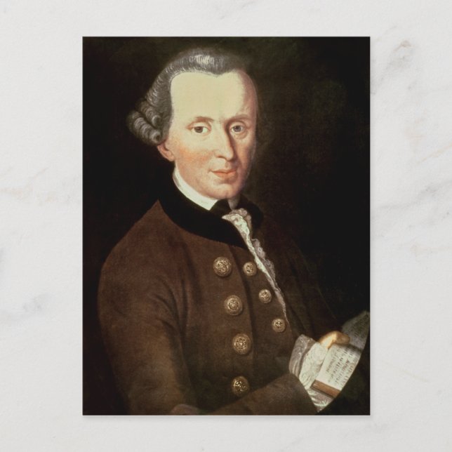 Portrait of Emmanuel Kant Postcard (Front)