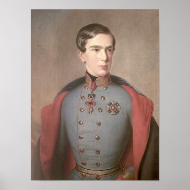 Portrait of Emperor Franz Joseph of Austria Poster (Front)