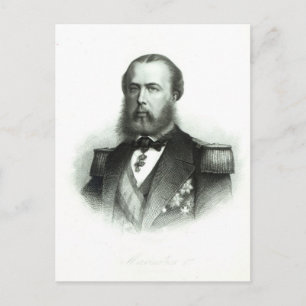 Portrait of Emperor Maximilian of Mexico, 1864 Postcard