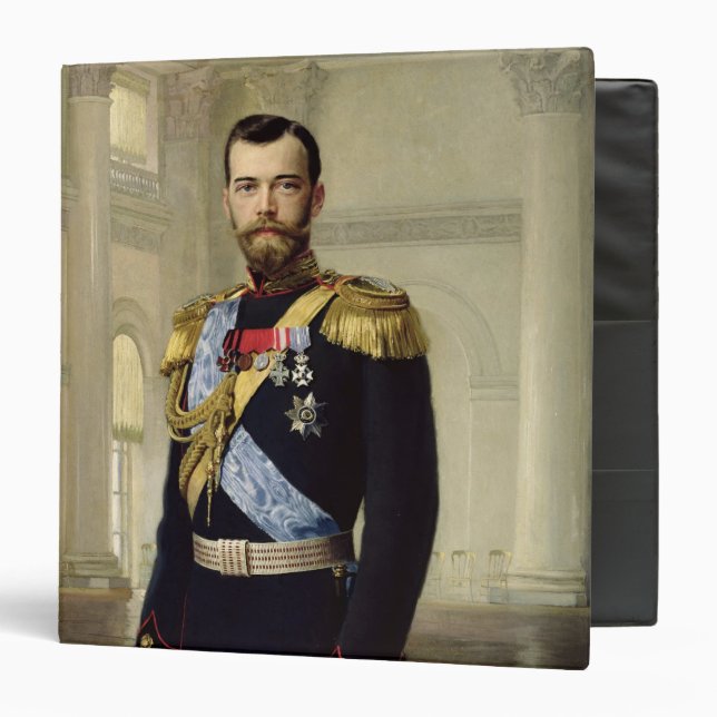 Portrait of Emperor Nicholas II, 1900 Binder (Front/Inside)