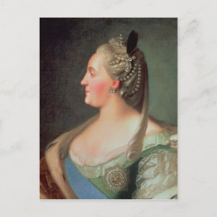 Portrait of Empress Catherine II the Great Postcard
