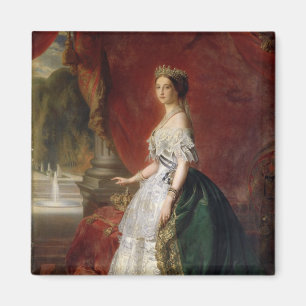 Portrait of Empress Eugenie of France Magnet