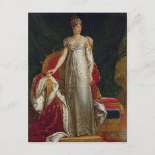 Portrait of Empress Marie Louise  of France Postcard