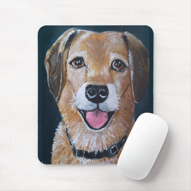 Portrait of Engué Painting by Alfred Fox Mouse Pad (With Mouse)