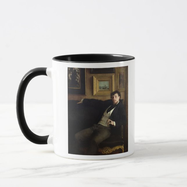 Portrait of Ernest Duez  1876 Mug (Left)