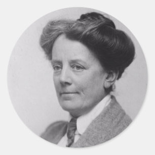 Portrait of Ethel Smyth (1922) Classic Round Stick Sticker