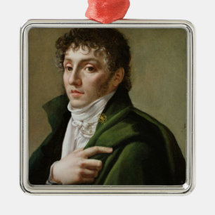 Portrait of Etienne-Henri Mehul 1799 Metal Ornament