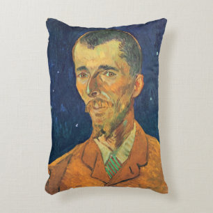Portrait of Eugene Boch by Vincent van Gogh Accent Pillow