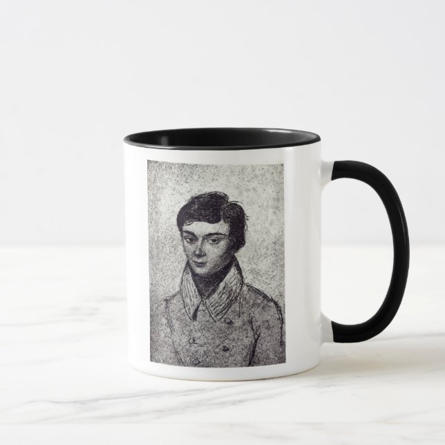 Portrait of Evariste Galois Mug (Right)