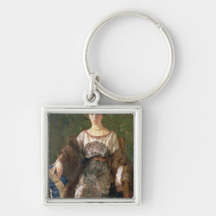 Portrait of Ewfimia Nosova, 1911 Keychain
