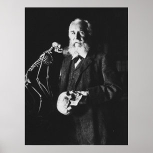 Portrait of Famous German Biologist Ernst Haeckel Poster