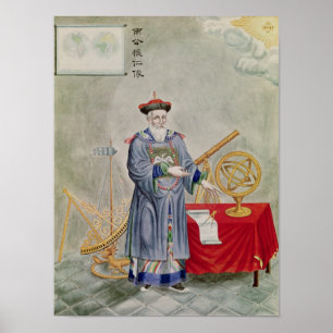 Portrait of Father Ferdinand Verbiest Poster