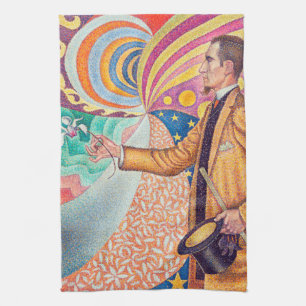 Portrait of Felix Feneon, Signac Kitchen Towel