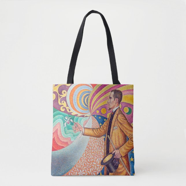 Portrait of Felix Feneon, Signac Tote Bag (Front)