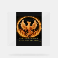 Portrait of Fenix and Motivating Phrase
