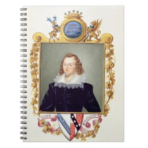 Portrait of Ferdinando Stanley (1559-94) 5th Earl Notebook