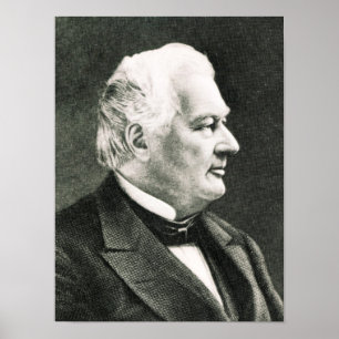 Portrait of Fillmore Millard Poster
