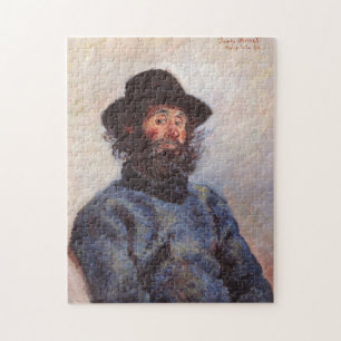 Portrait of Fisherman at Belle-Île Monet Fine Art Jigsaw Puzzle
