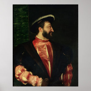 Portrait of Francis I  1538 Poster