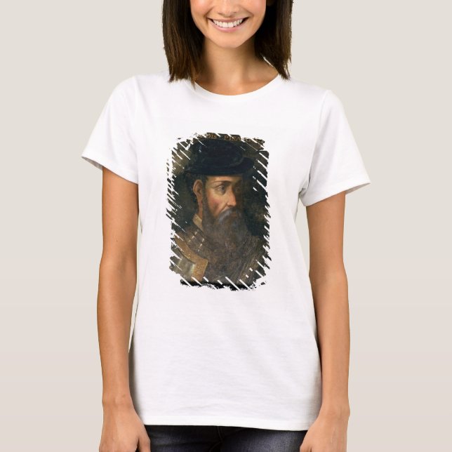 Portrait of Francisco Pizarro (c.1478-1541) Spanis T-Shirt (Front)