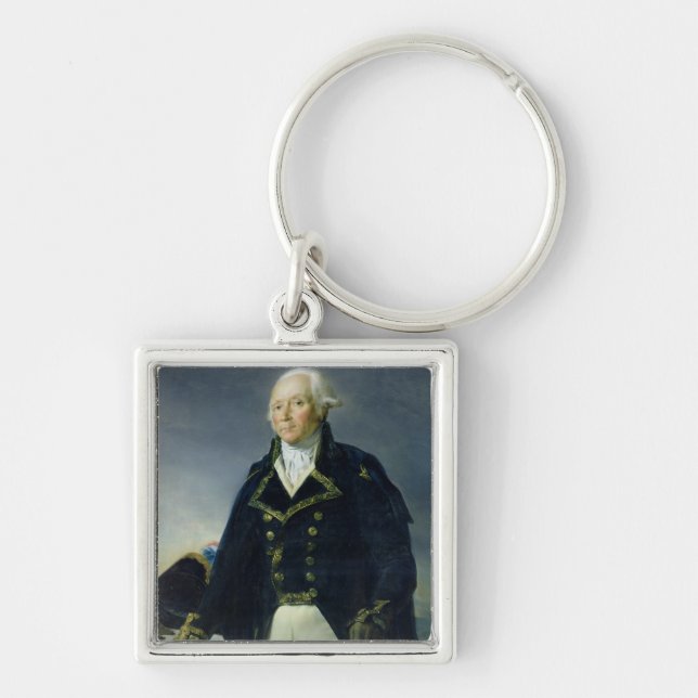 Portrait of Francois-Christophe Kellermann Keychain (Front)
