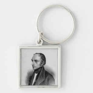 Portrait of Francois Guizot Keychain
