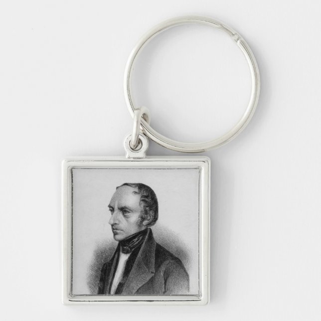 Portrait of Francois Guizot Keychain (Front)