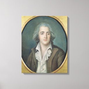 Portrait of Francois Rene Vicomte de 2 Canvas Print