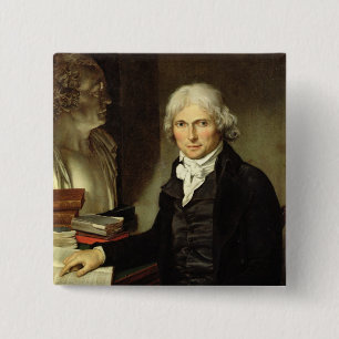Portrait of Francois Xavier Bichat 2 Inch Square Button