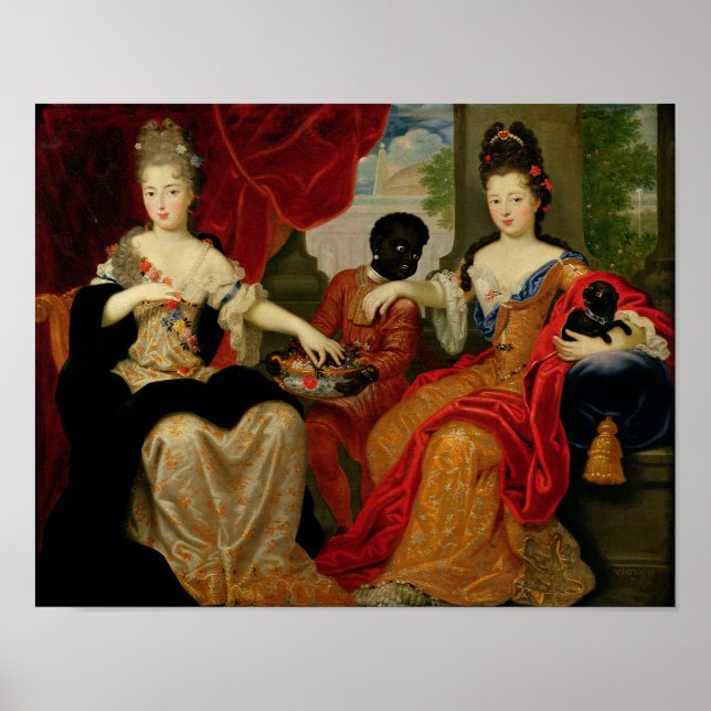 Portrait of Francoise-Marie de Bourbon Poster (Front)