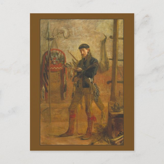Portrait of Frank Hamilton Cushing by Thomas Eakin Postcard (Front)