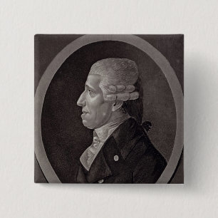 Portrait of Franz Joseph Haydn 2 Inch Square Button