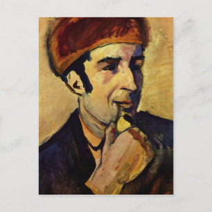 Portrait of Franz Marc by August Macke Postcard
