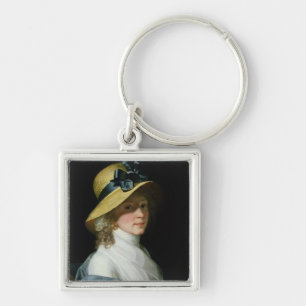 Portrait of Frau Senator Elisabeth Hudtwalcker Keychain