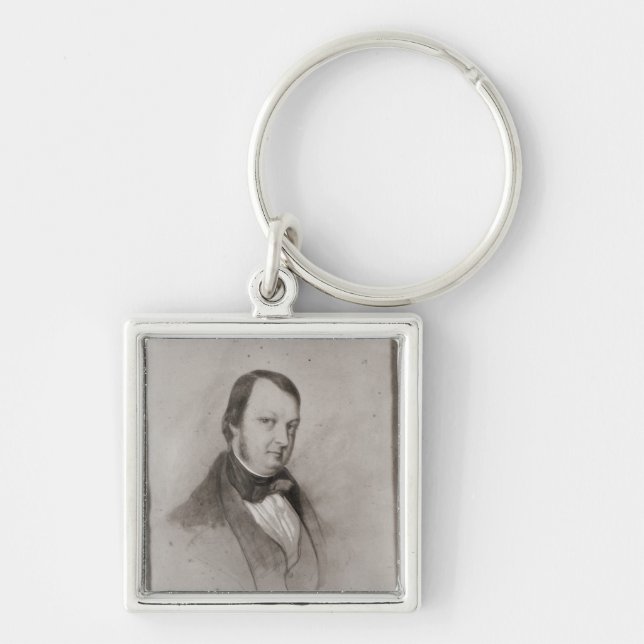 Portrait of Frederic Chopin Keychain (Front)