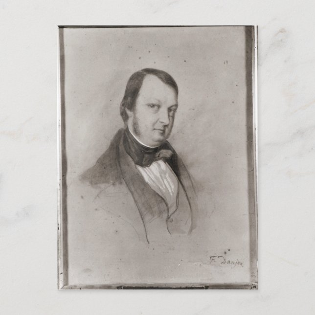 Portrait of Frederic Chopin Postcard (Front)