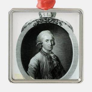 Portrait of Frederick Augustus I Metal Ornament