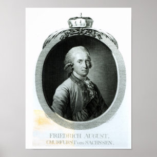 Portrait of Frederick Augustus I Poster