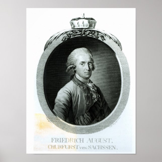 Portrait of Frederick Augustus I Poster (Front)