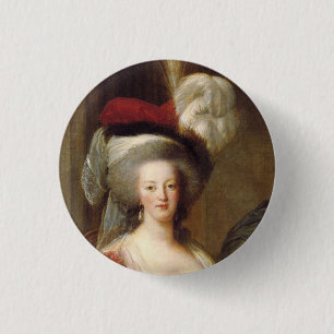 Portrait of French Queen, Marie Antoinette 1 Inch Round Button