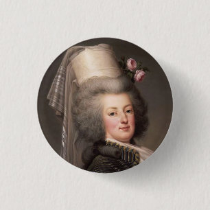 Portrait of French Queen, Marie Antoinette 1 Inch Round Button